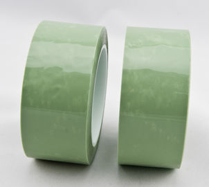 Bırakma kağıt yapıştırma için silikon yapışkan kanalı yeşil PET film yapıştırma bandı